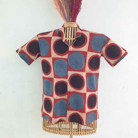 CHAND AJRAKH - red blue