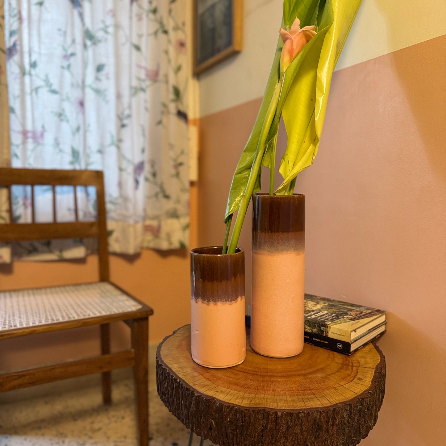 CERAMIC CYLINDER VASES