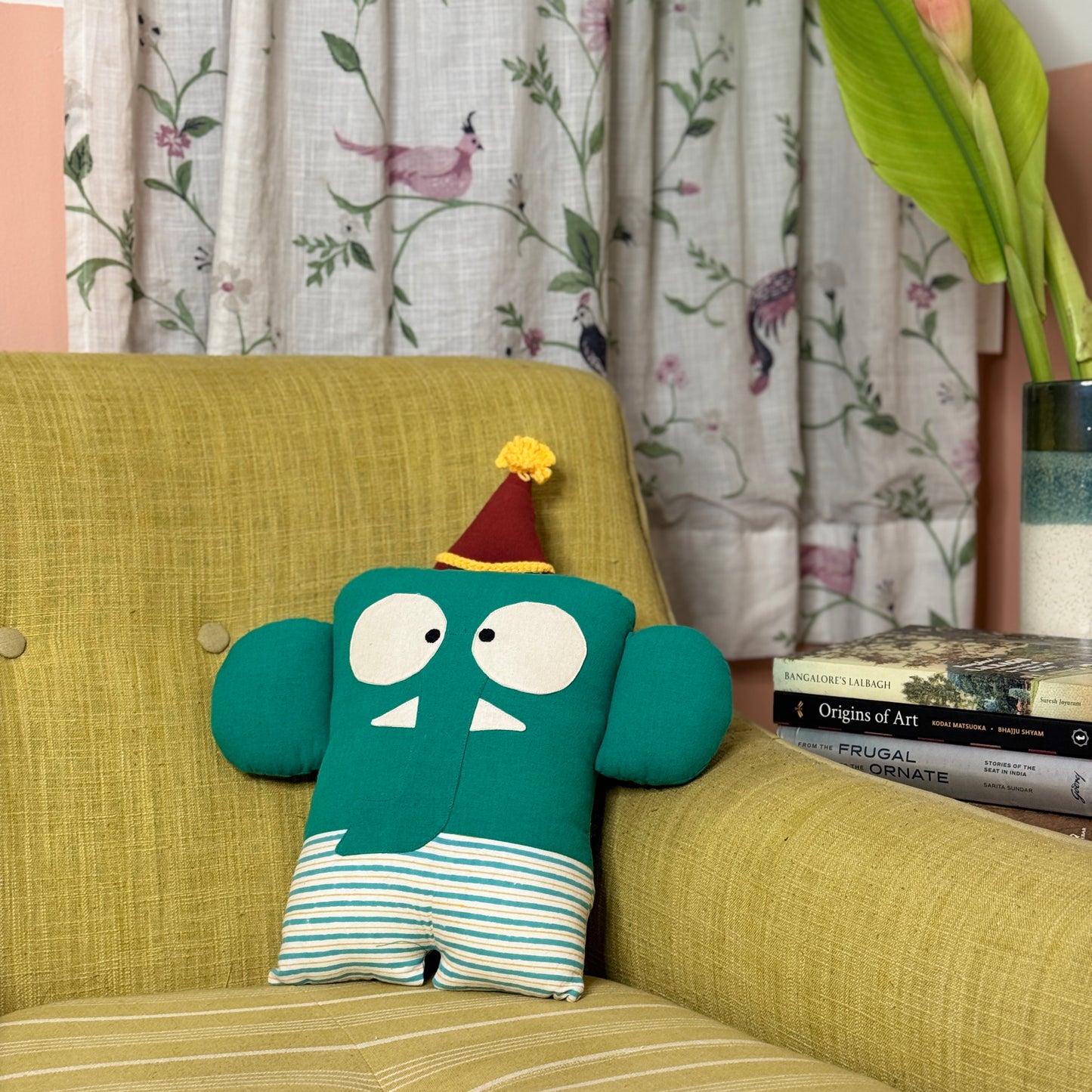 FLAPPY CUSHION DOLL aqua
