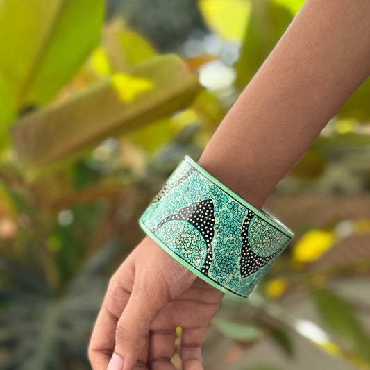 NAQQASHI DVITIYA THICK Greenish Blue/2.6