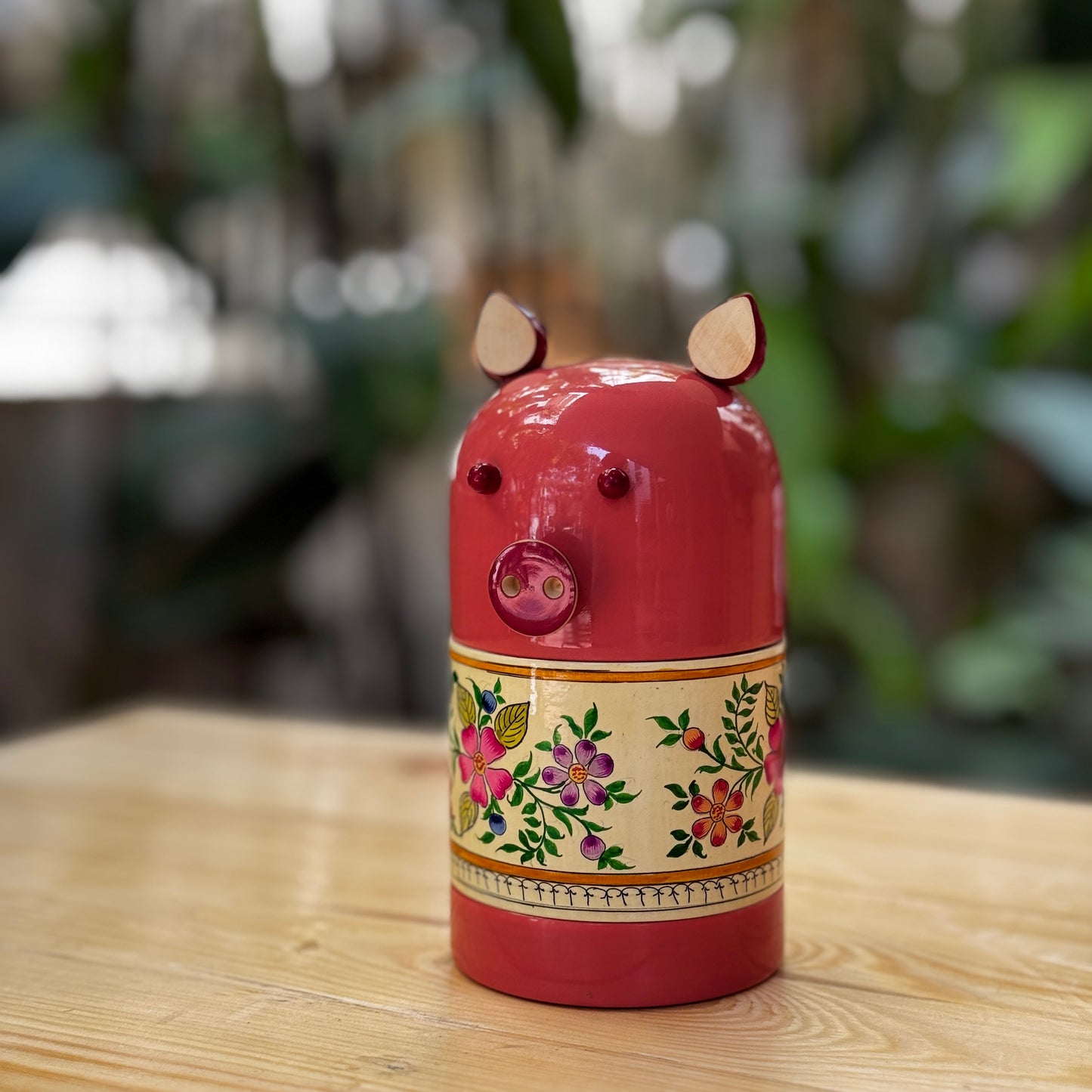 MINI OINKSTON NAQQASHI PINK N CREAM