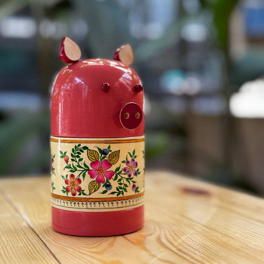 MINI OINKSTON NAQQASHI PINK N CREAM