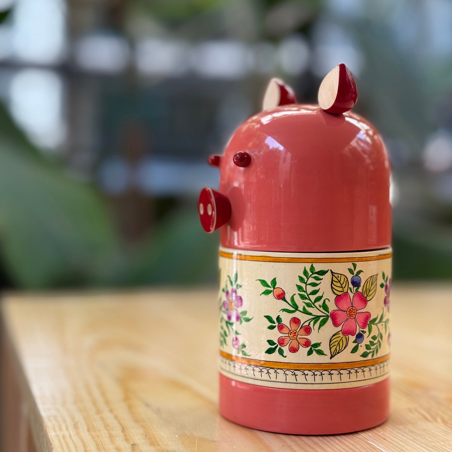 MINI OINKSTON NAQQASHI PINK N CREAM