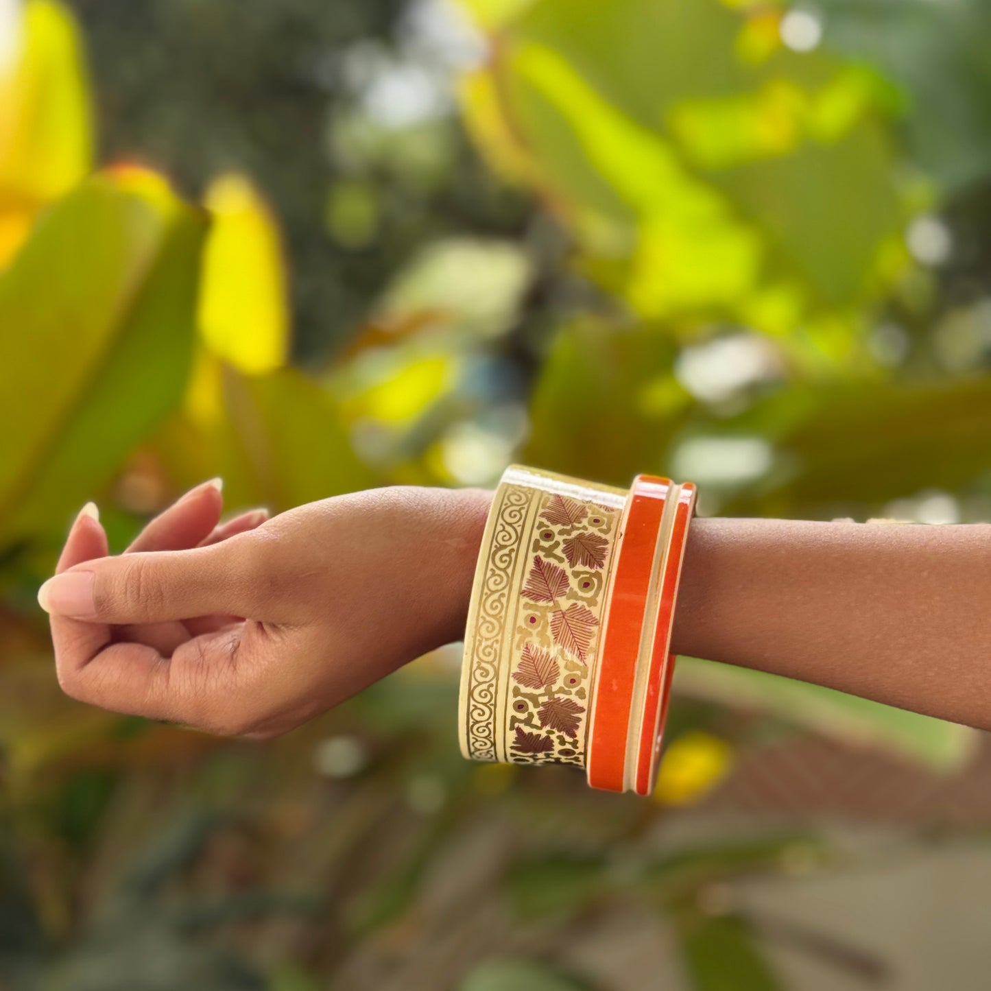 MALHAR NAQQASH orange gold/2.4