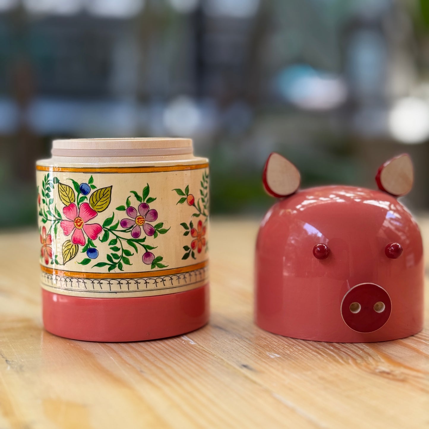 MINI OINKSTON NAQQASHI PINK N CREAM