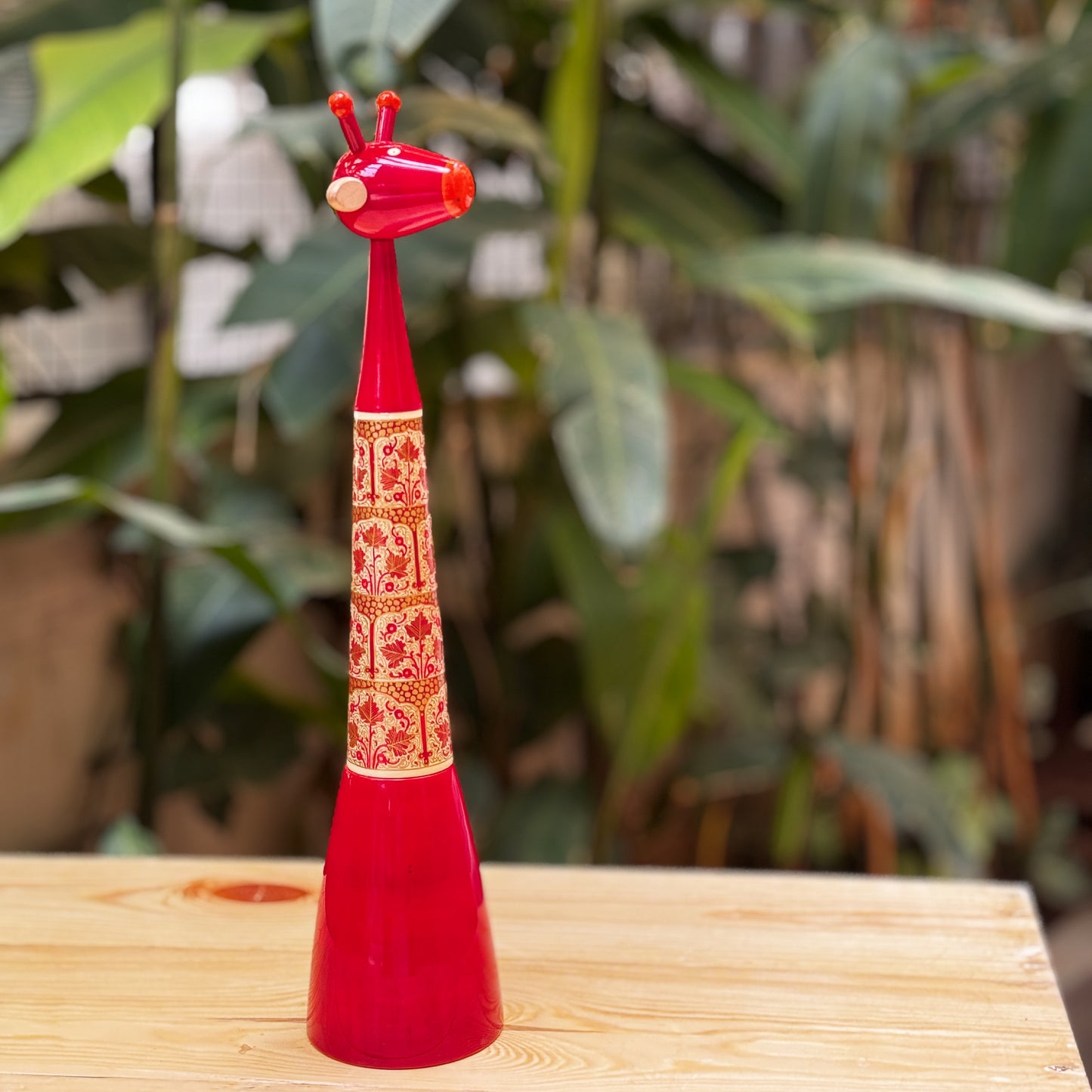 NECKLES NAQQASHI RED MINAR (SMALL)