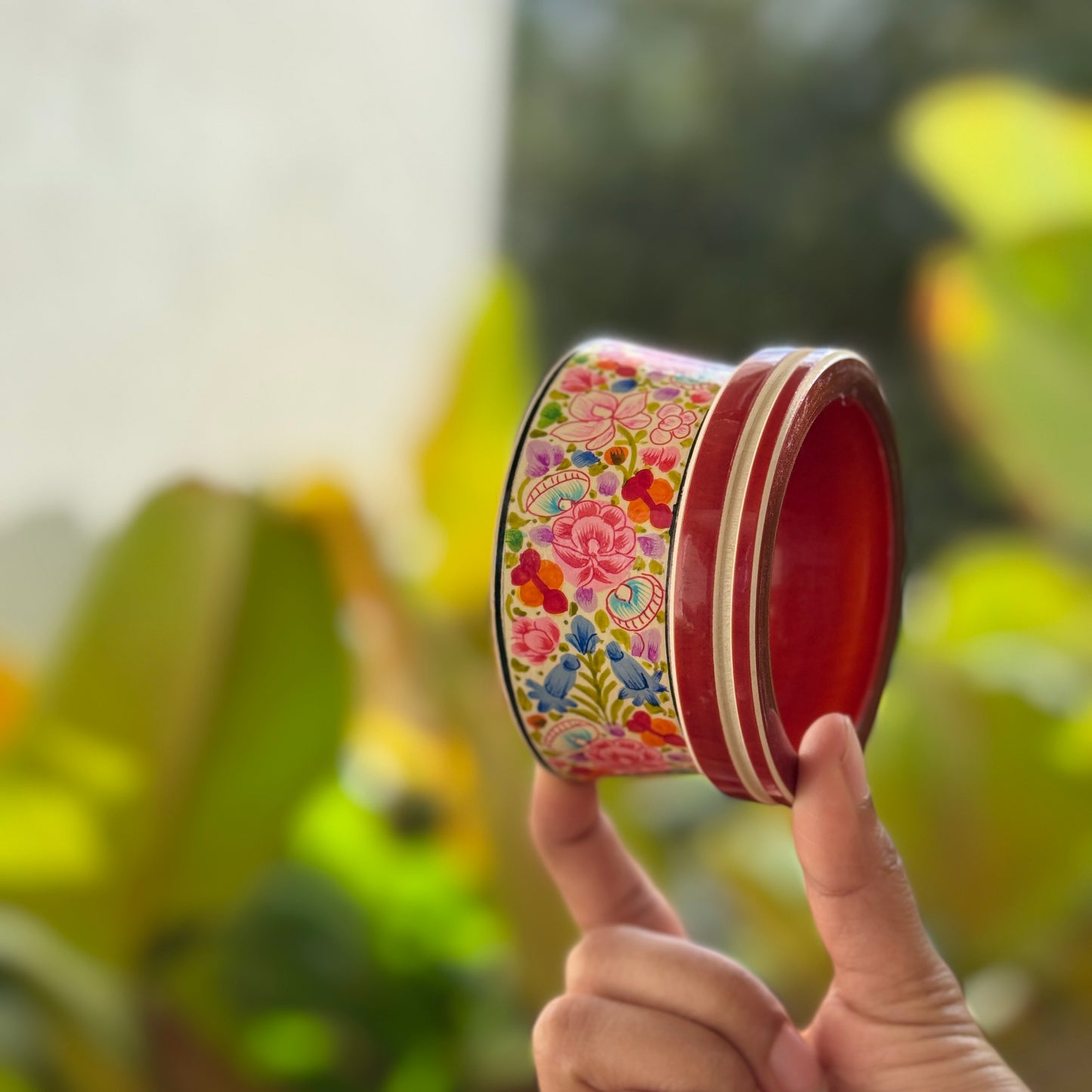 MALHAR NAQQASH red florals/2.4