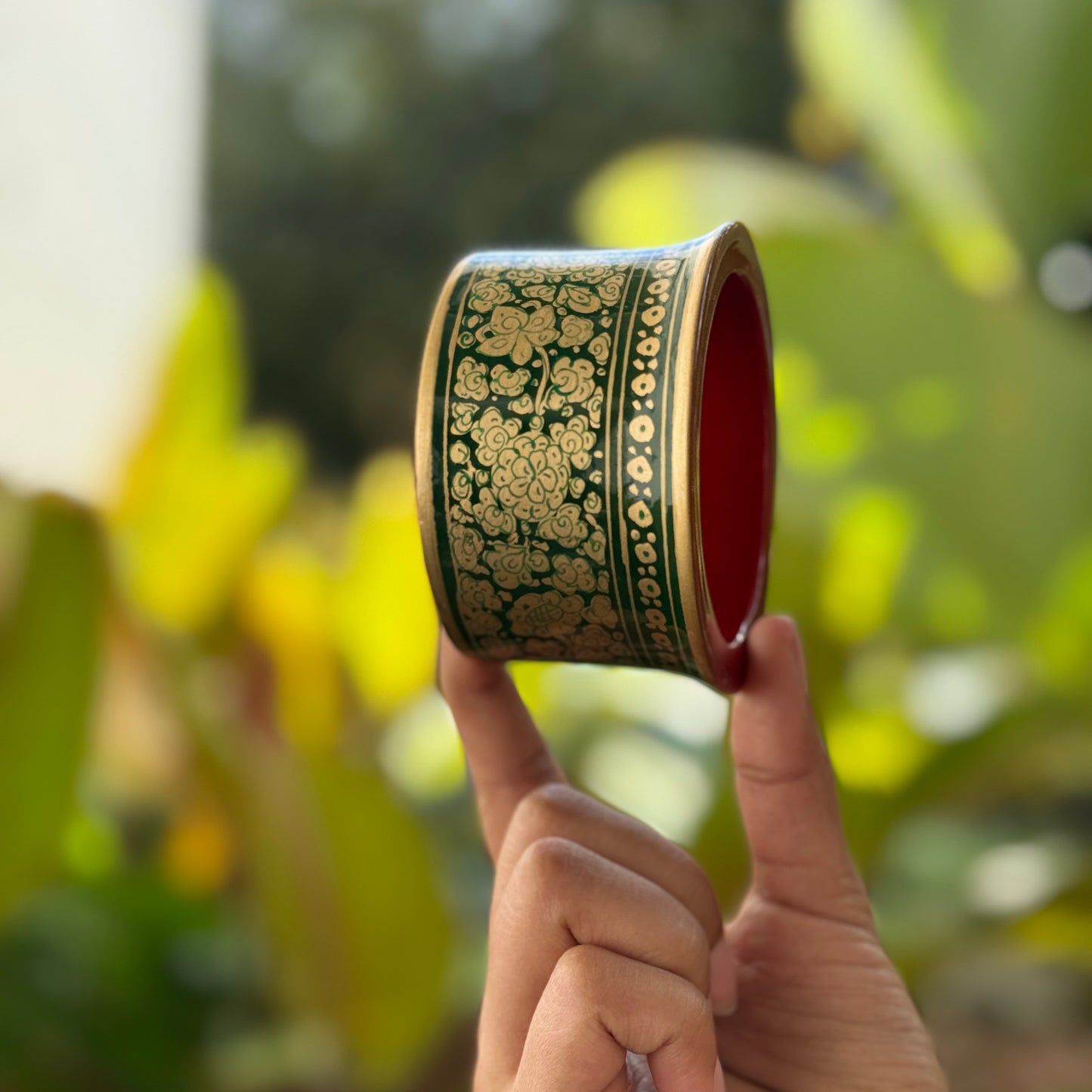 A LITTLE BENT NAQQASH green florals/2.4
