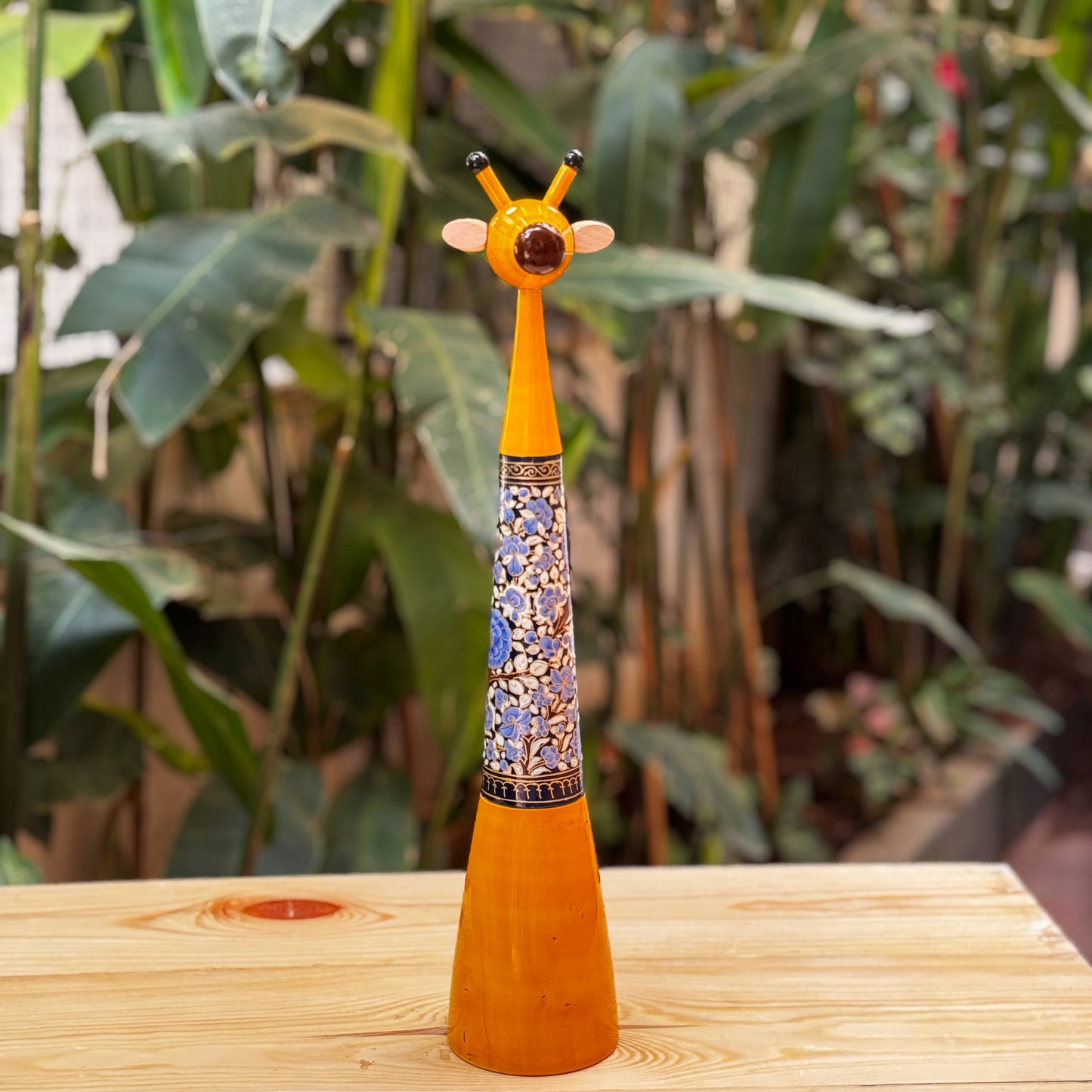 NECKLES NAQQASHI YELLOW BLUE (SMALL)