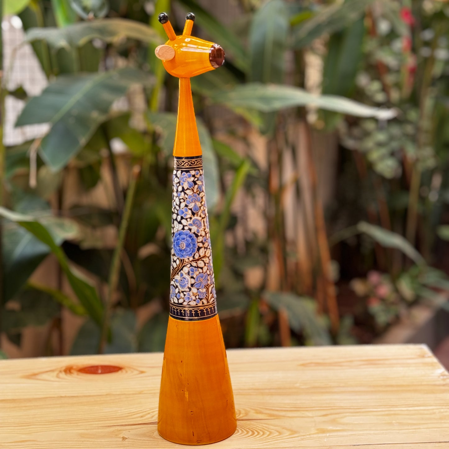 NECKLES NAQQASHI YELLOW BLUE (SMALL)