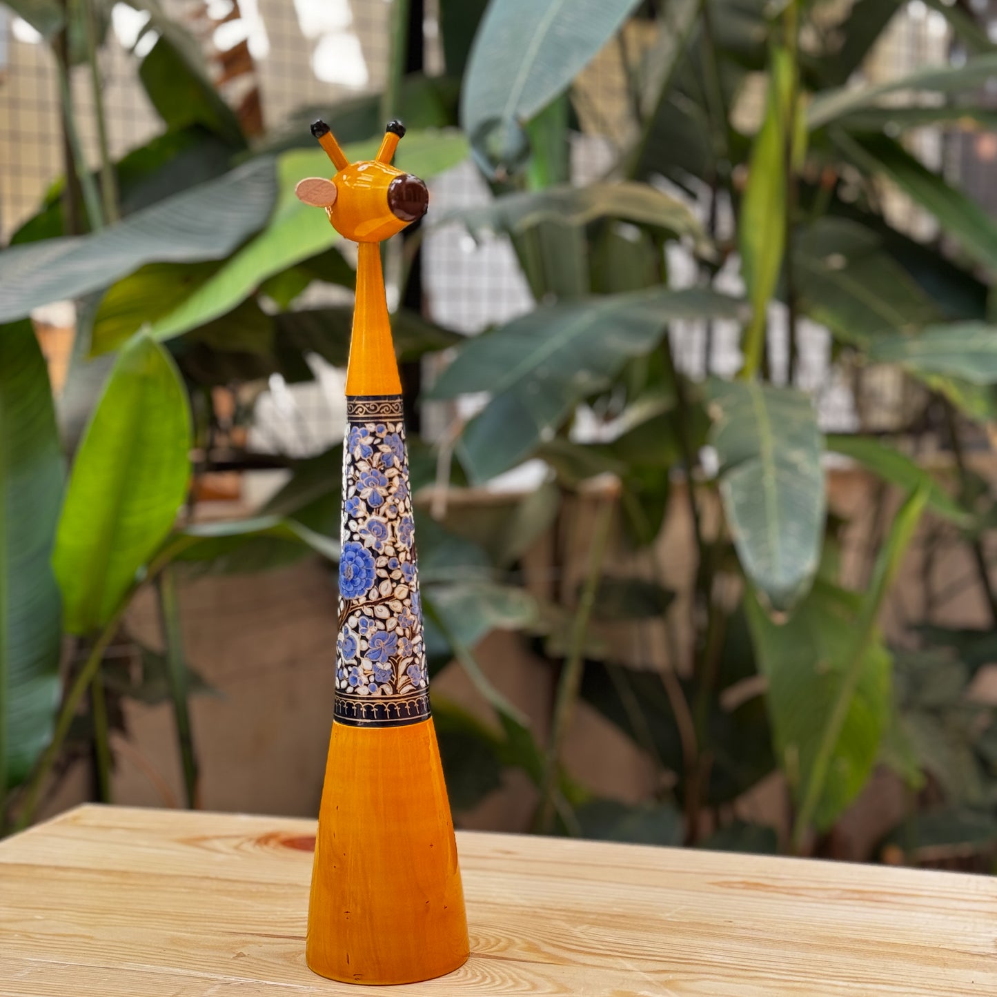 NECKLES NAQQASHI YELLOW BLUE (SMALL)