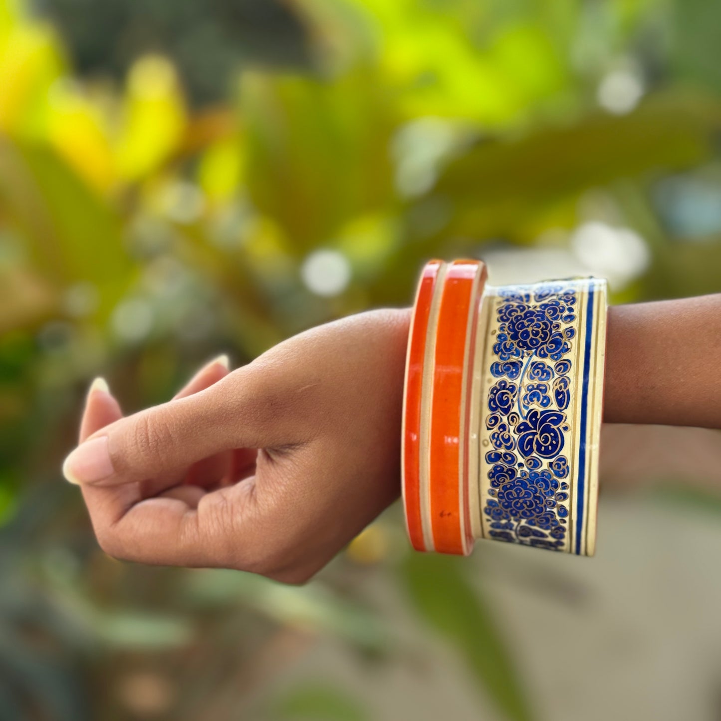 MALHAR NAQQASH orange blue/2.4