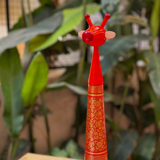 NECKLES NAQQASHI RED ORANGE (SMALL)