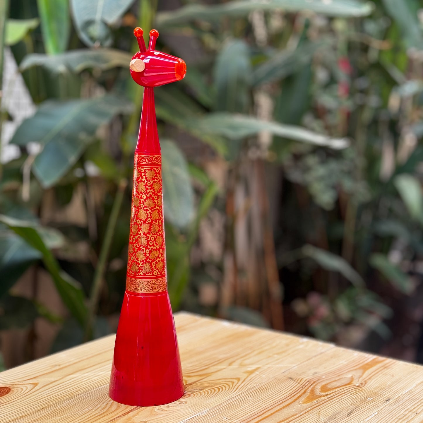 NECKLES NAQQASHI RED ORANGE (SMALL)