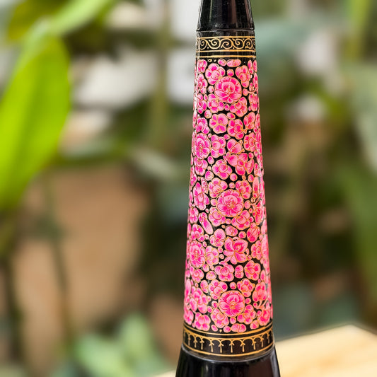 NECKLES NAQQASHI BLACK PINK (SMALL)