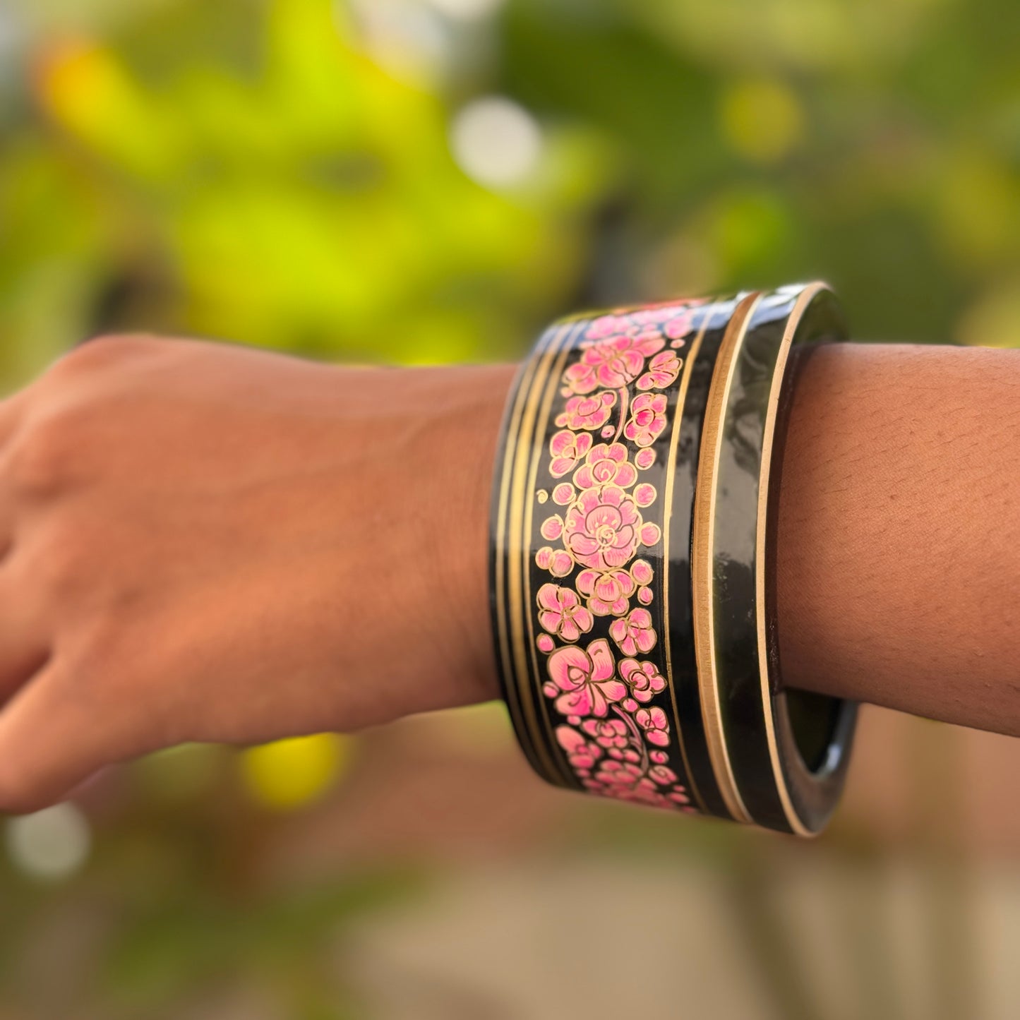 TRAPEZIUM NAQQASH pink florals/2.6