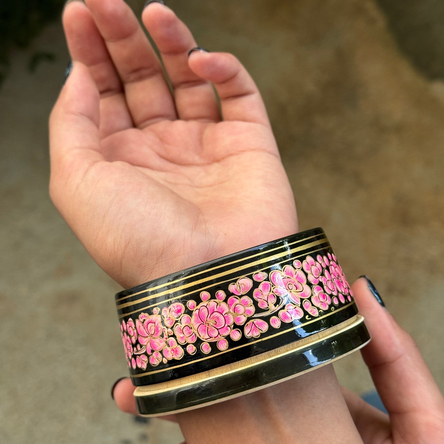 TRAPEZIUM NAQQASH pink florals/2.6