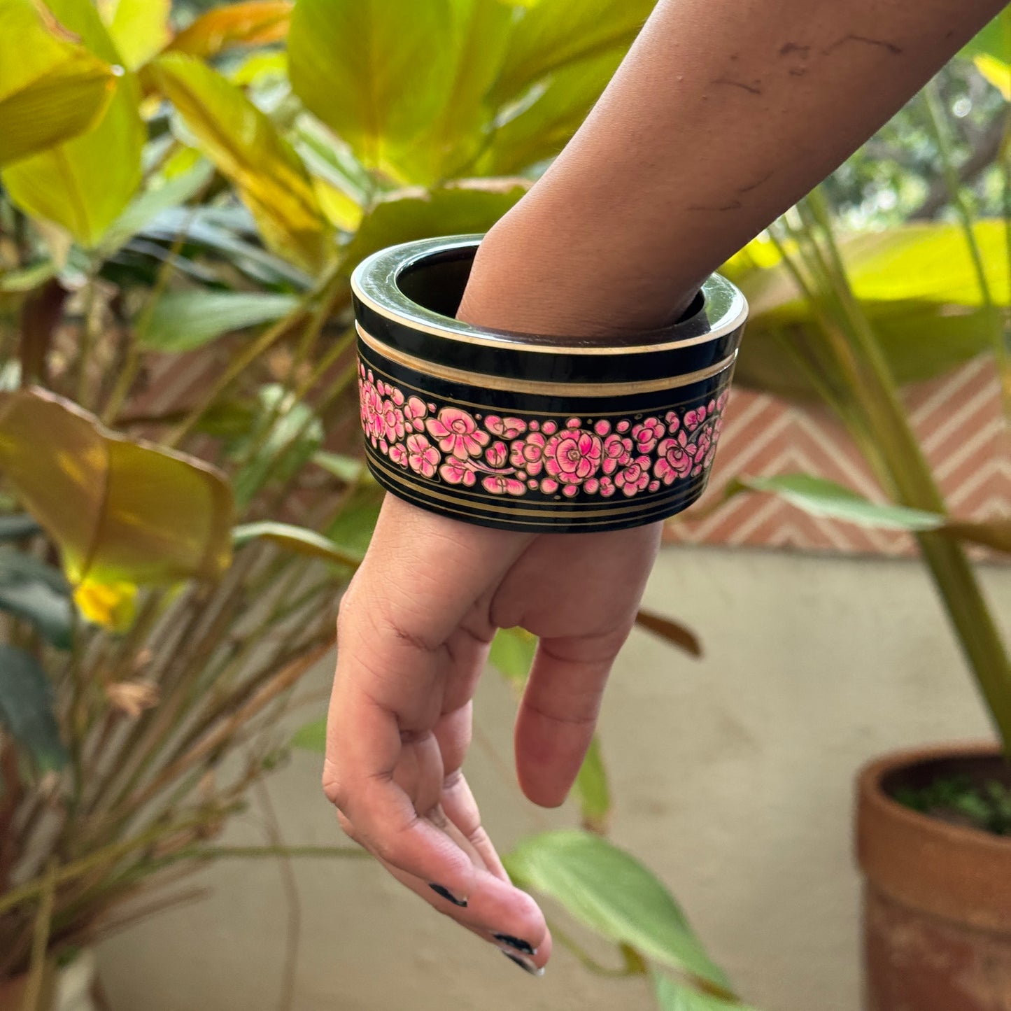 TRAPEZIUM NAQQASH pink florals/2.6
