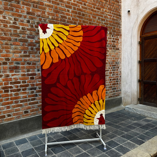 DAWNOLD SUN CREWEL DHURRIE