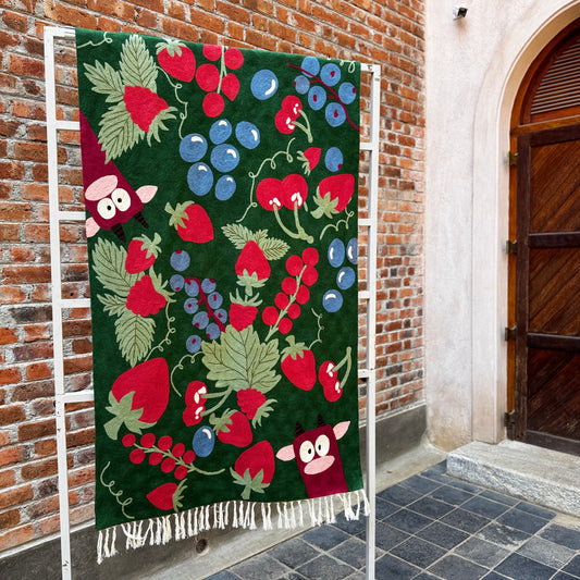 MOOBERRY CREWEL DHURRIE