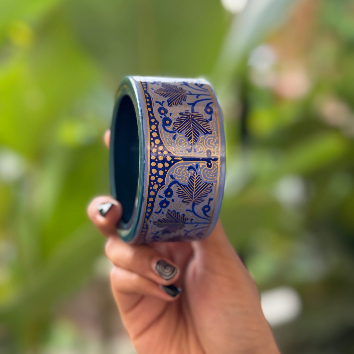 NAQQASHI DVITIYA THIN blue /2.6