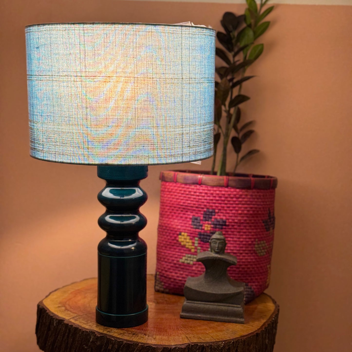 STHAMB BLUE  ~ 12" BLUE CHETTINAD SHADE