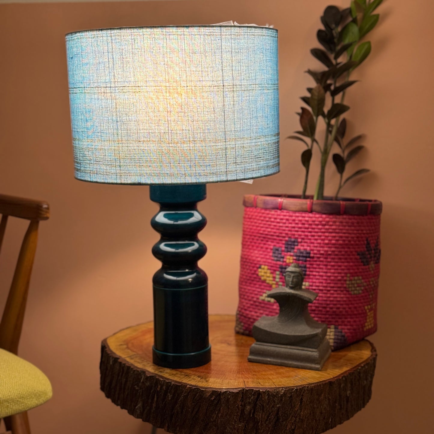 STHAMB BLUE  ~ 12" BLUE CHETTINAD SHADE