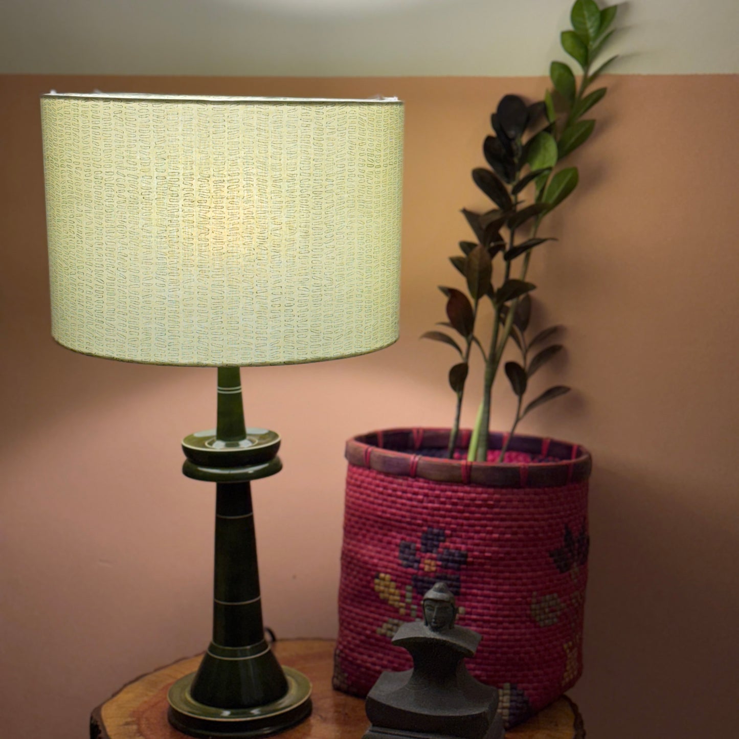 VILLAKKU BASE GREEN ~ 12" GREEN SHADE