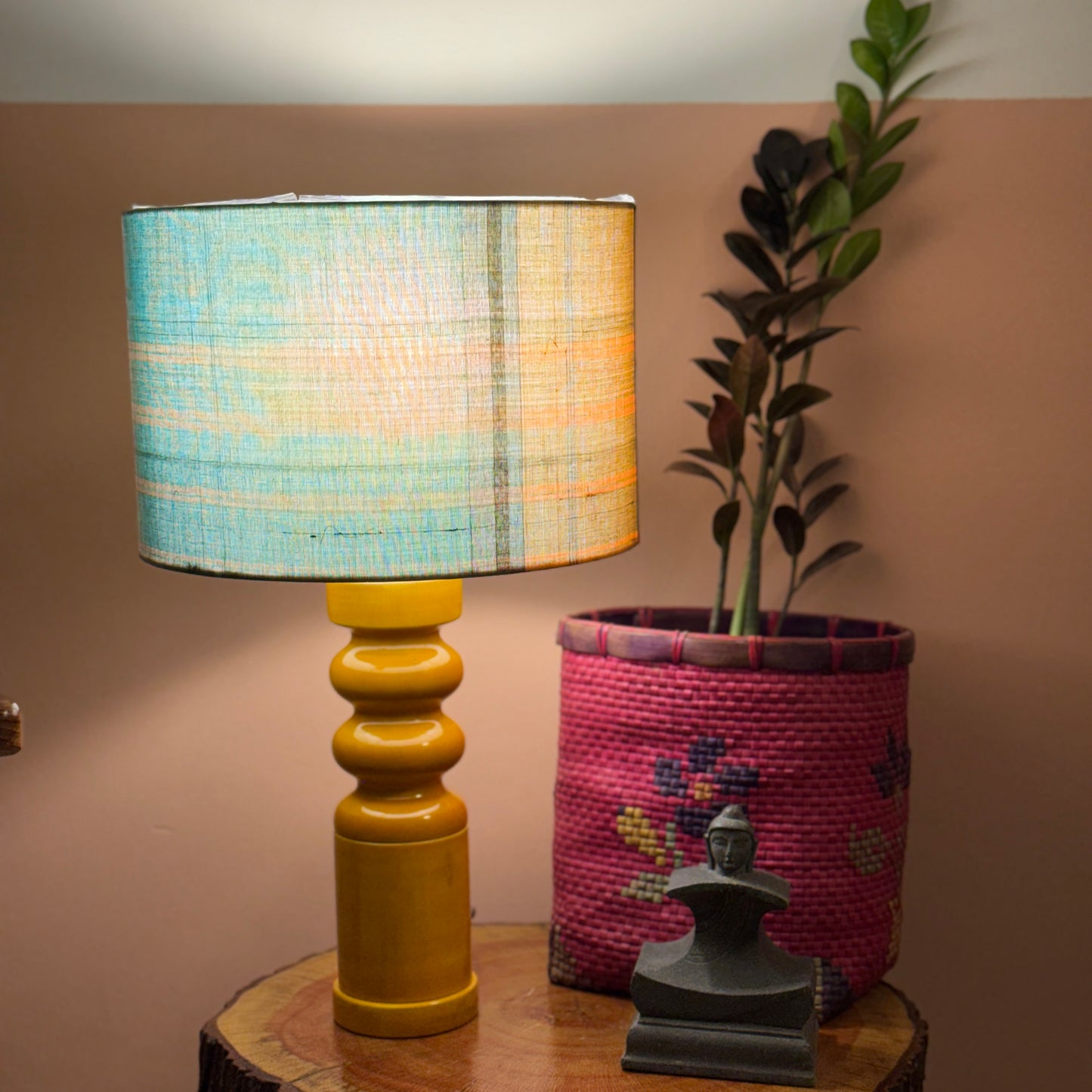 STHAMB YELLOW  ~ 12" CHETTINAD SHADE