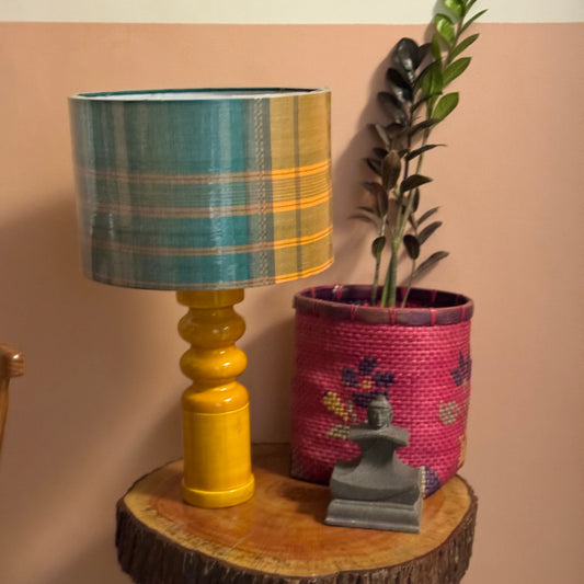 STHAMB YELLOW  ~ 12" CHETTINAD SHADE