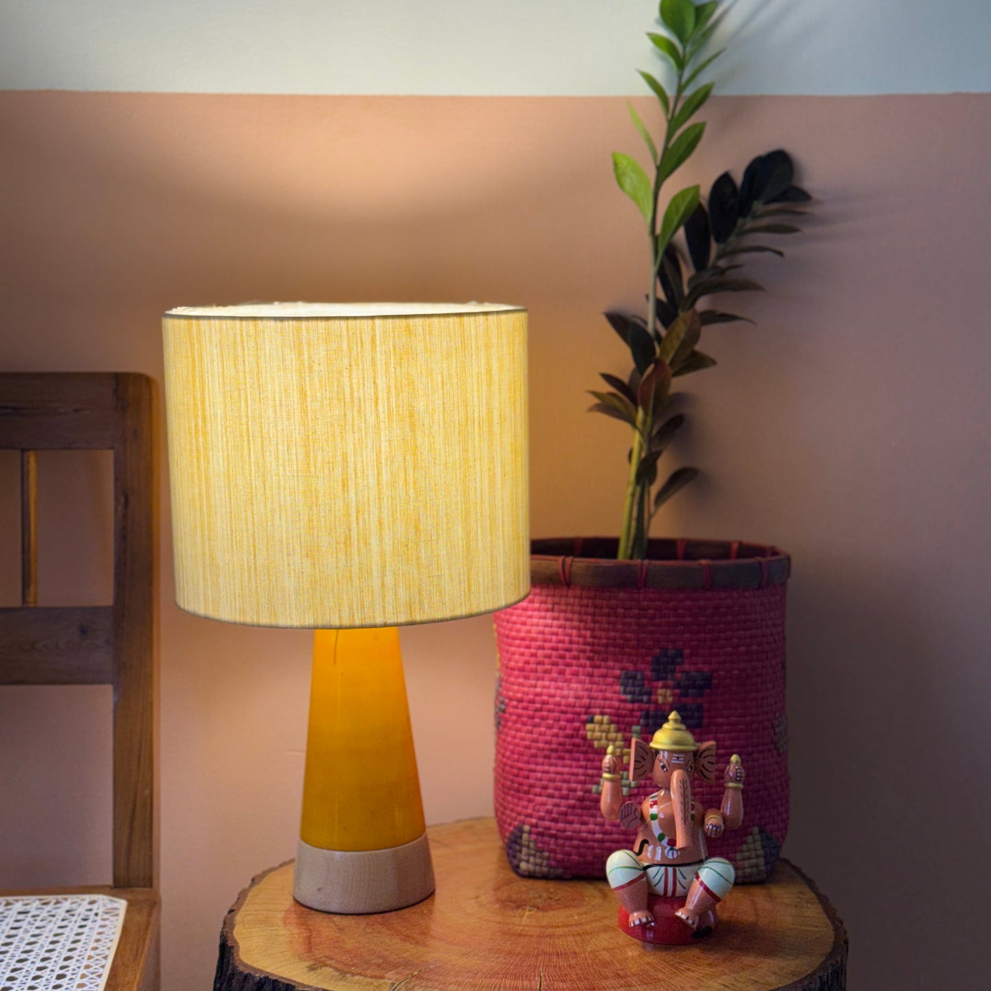 SLANT YELLOW ~ 10" YELLOW SHADE