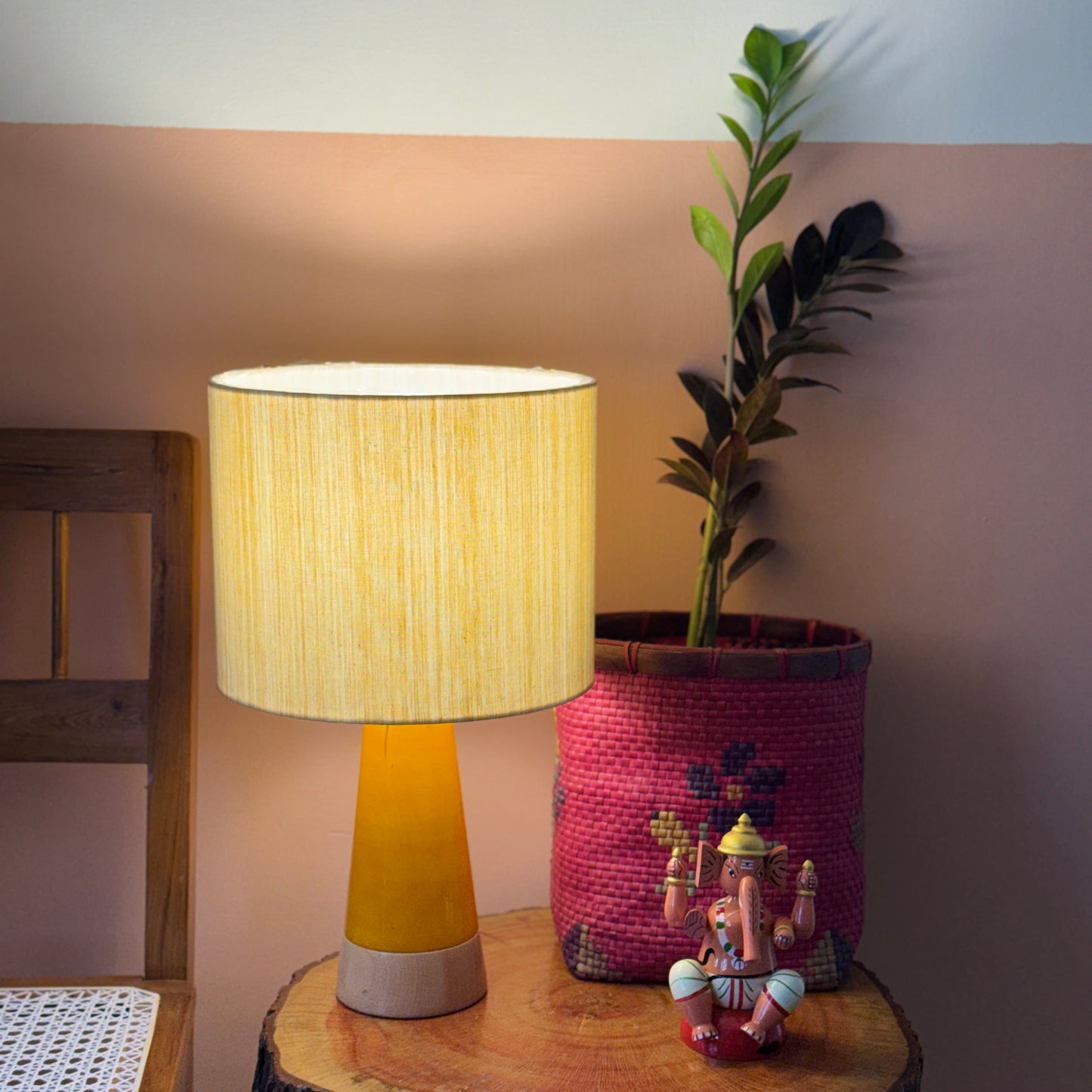 SLANT YELLOW ~ 10" YELLOW SHADE