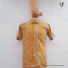 Load image into Gallery viewer, Mustard Stripes Half sleeves
