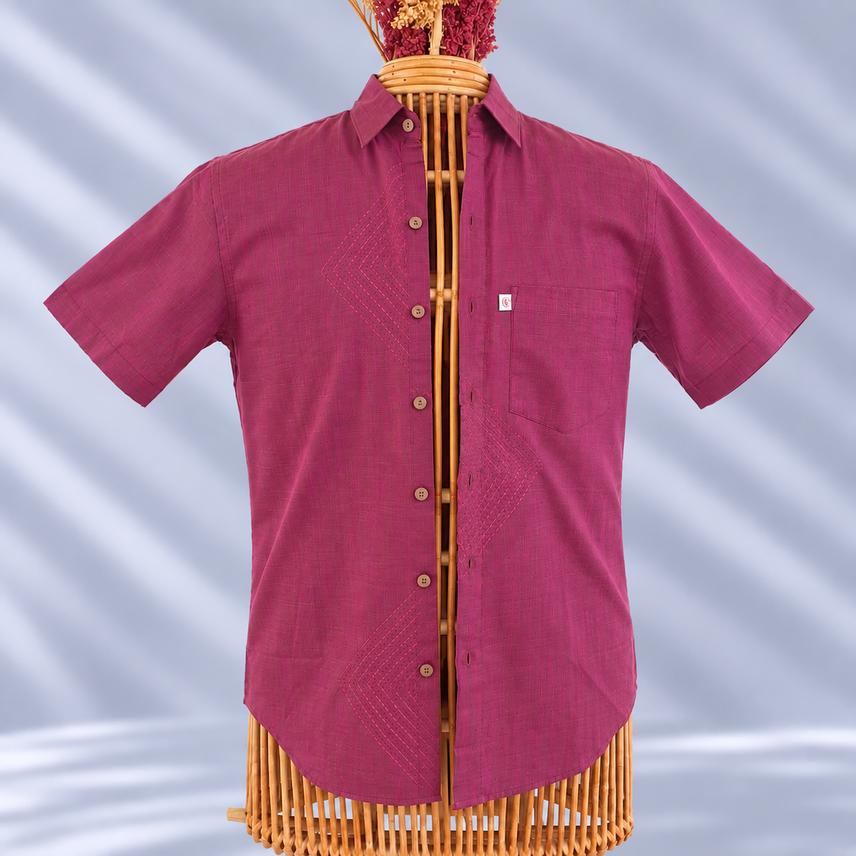 ZIGZAG LAMBADI (Half Sleeves) FUSCHIA