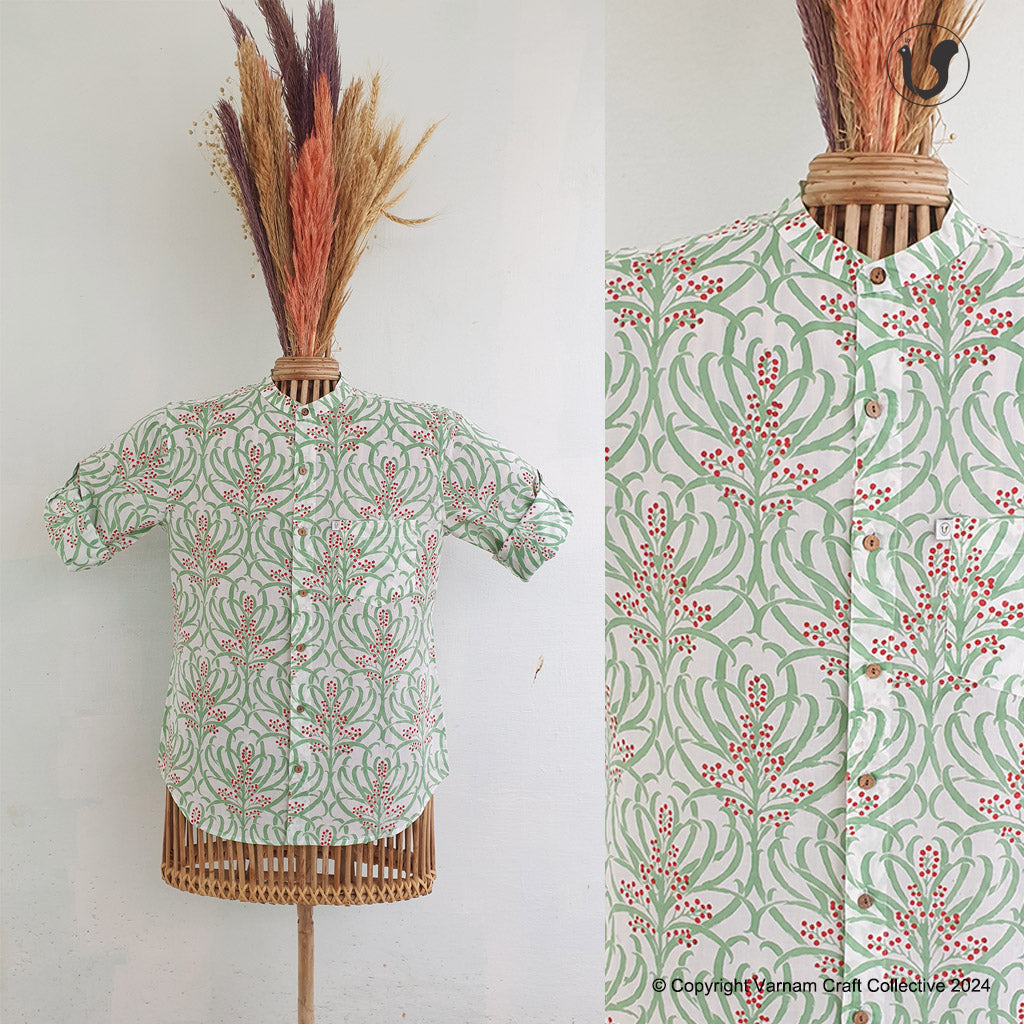 BERRIES in Red & Green (Full Sleeves)