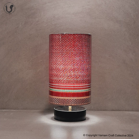 SHUBAM - Maroon Khana on black