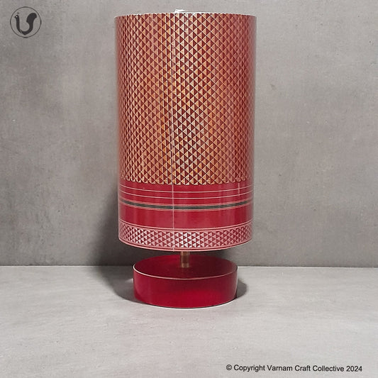 SHUBAM - Orange Khana on red