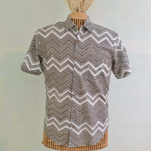 ZIGZAG GREY (Half Sleeves)