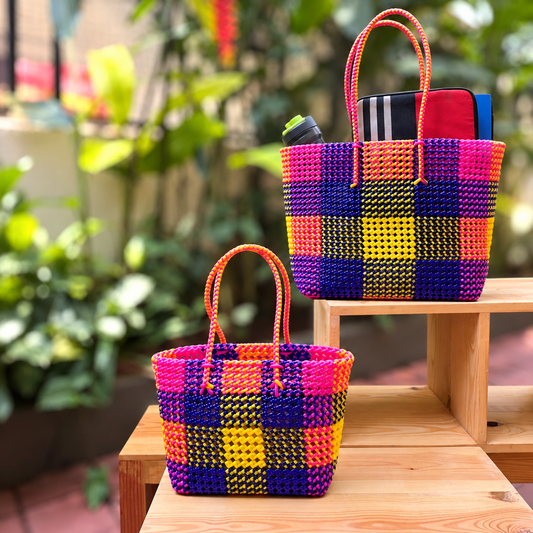 CHETTINAD MADRAS CHECKS BEACH BAGS 04