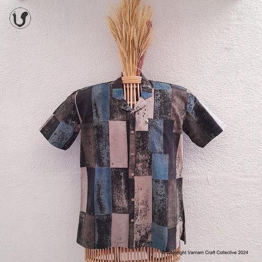 COLOUR BLOCKS - Blue Black
