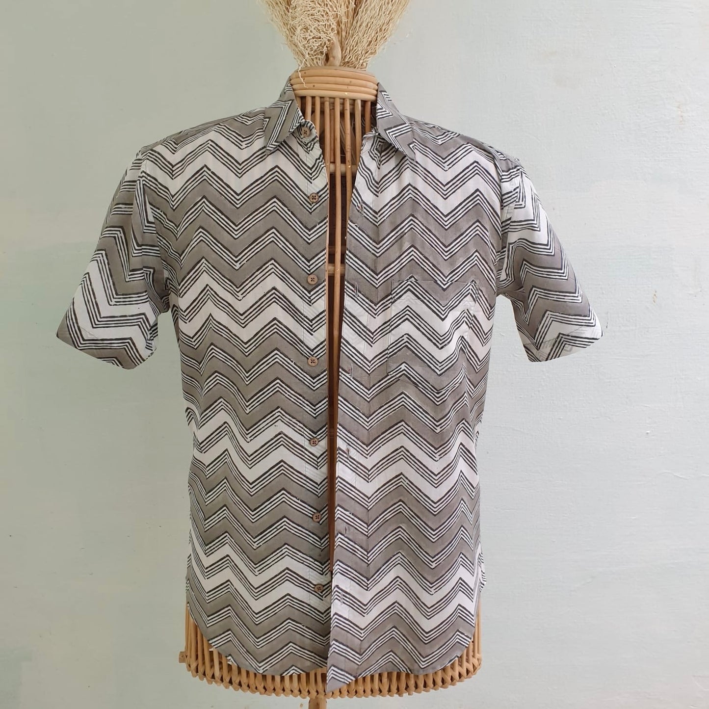ZIGZAG GREY (Half Sleeves)