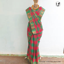 Load image into Gallery viewer, CHETTINAD CHECKS ~ red green
