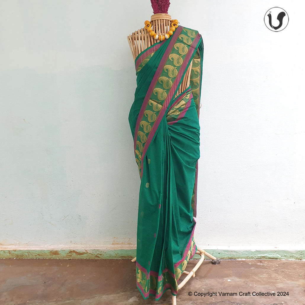 CHETTINAD ~ Peacock green