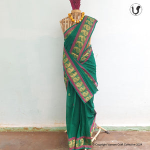 CHETTINAD ~ Peacock green