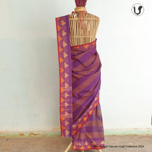 Load image into Gallery viewer, CHETTINAD ~ pink stripes
