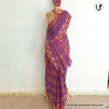 Load image into Gallery viewer, CHETTINAD ~ pink stripes
