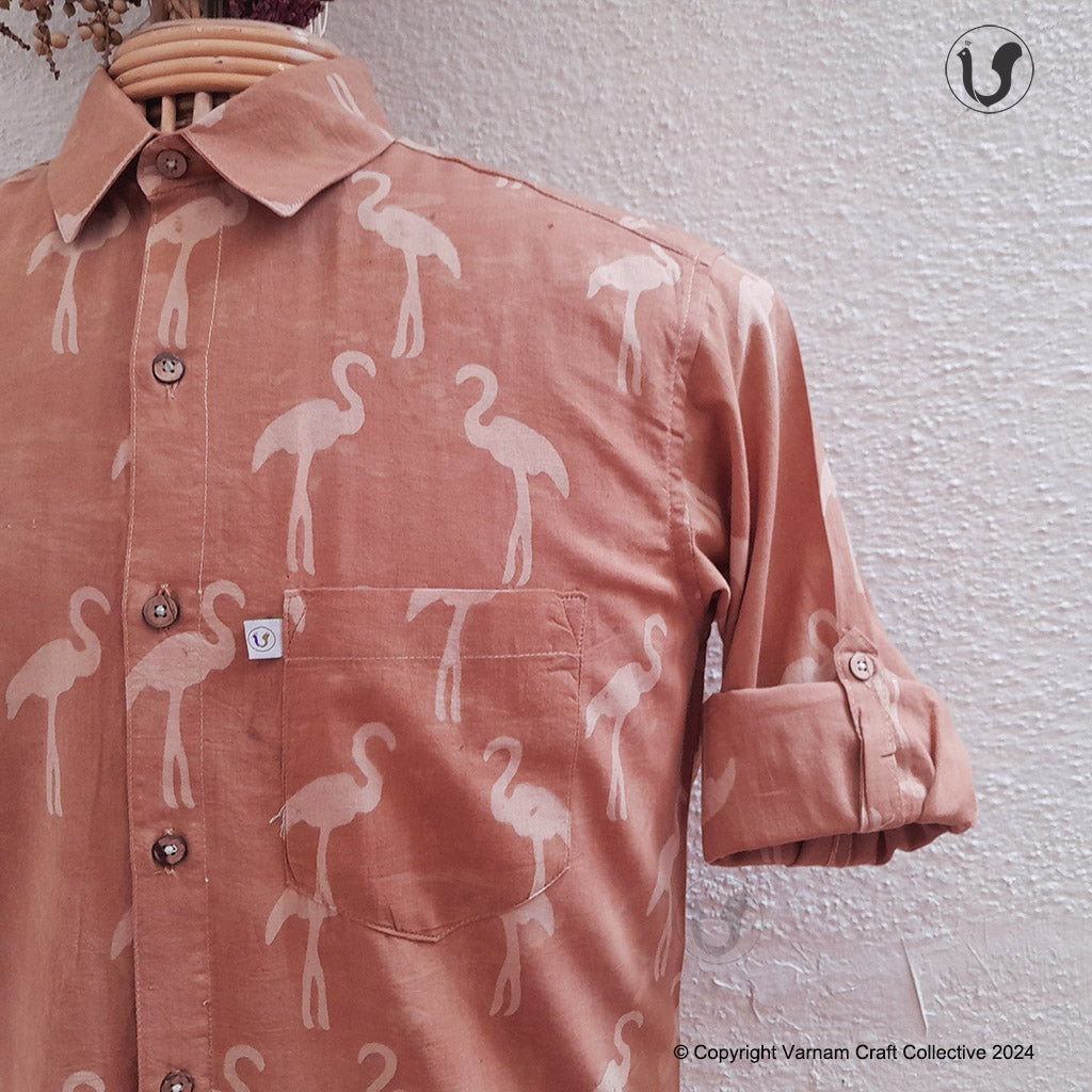 Flamingos coral (full sleeves)