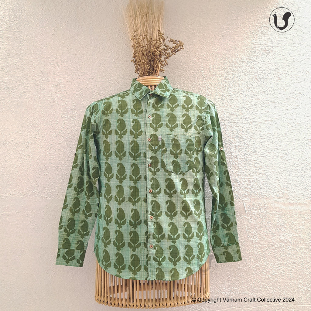 PAISLEY green ( full sleeves)