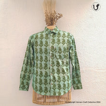 Load image into Gallery viewer, PAISLEY green ( full sleeves)
