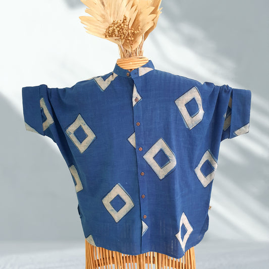 RHOMBUS IN BLUE ANTI-FIT